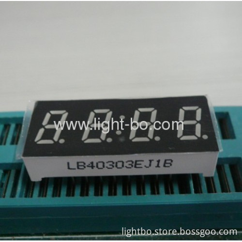 4 Digit 0.3" Common Cathode Super Bright Green 7 Segment Small Led Clock Displays 